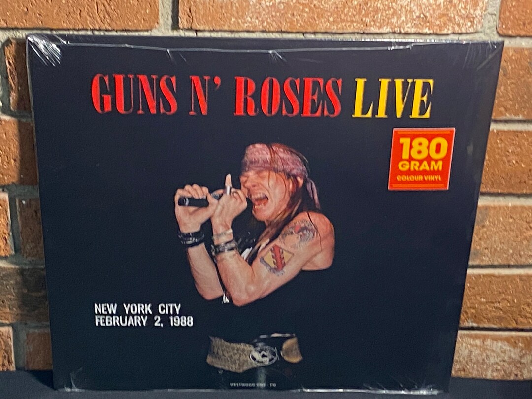 Guns N' Roses - Live in New York City, Limited 180 Gram COLORED VINYL ...