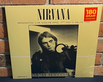 Nirvana – Broadcasting Live, Limited 180 Gram Colored Vinyl LP New & Sealed!