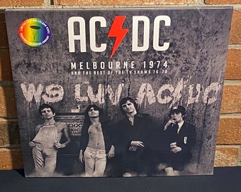 AC/DC - Melbourne 1974, Limited 2LP Colored Vinyl Gatefold Jacket New & Sealed!