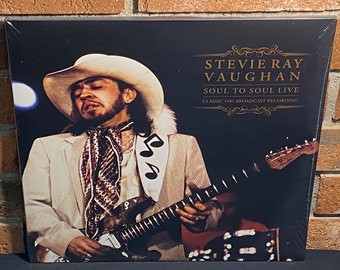 Stevie Ray Vaughan – Soul to Soul Live Classic 1985 Broadcast Recording, Limited 2LP BLACK VINYL Gatefold Jacket New!