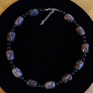Vintage Indian glass bead necklace