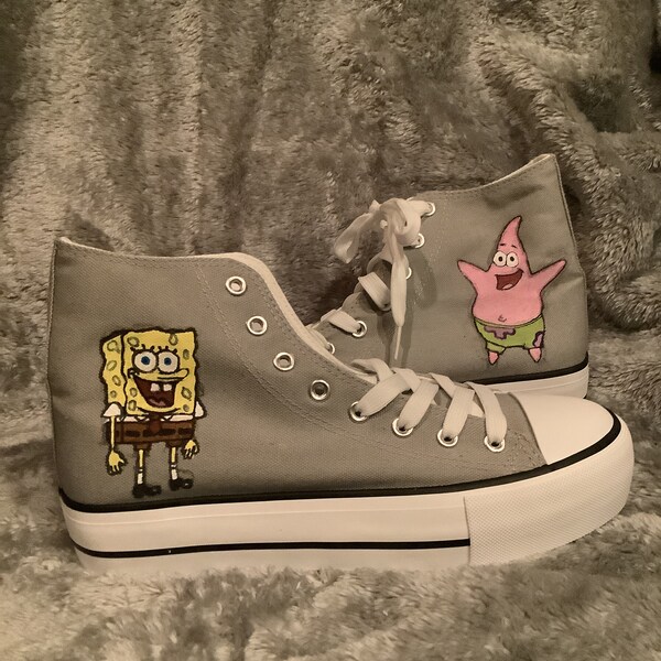 sponge bob and patrick basketball shoes