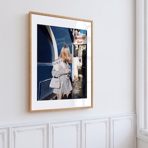 Luxury Beauty High Fashion Poster, Trendy Retro Wall Art, Vintage Poster, Aesthetic Print, Girl Boss Poster, Old Money - FRAMED & SHIPPED