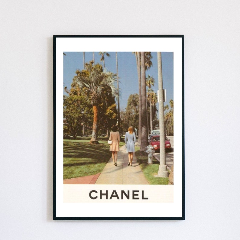 Luxury Fashion Poster Trendy Retro Wall Art Vintage Poster Etsy