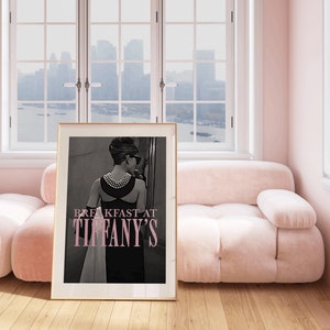 Iconic Audrey Hepburn Poster, High Fashion, Trendy Retro Wall Art, Vintage Movie Poster, Aesthetic Print, Bedroom Wall Art, Girl Boss Poster