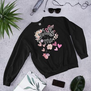 You & Me Valentine&#39;s Day Sweater - Minimalist Romantic Design