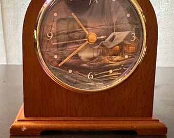 Terry Redlin Monarch Evening w/friends clock