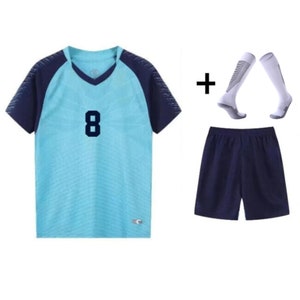 Personalised Football Jersey, Short and Sock Kit Set Kid Boy Girl Birthday Gift