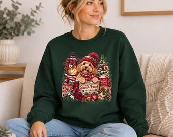 Dachshund Christmas Sweatshirt, Christmas Wiener Dog Jumper, Sausage Dog Christmas Sweater, Festive Dachshund Gift for Dog Mum