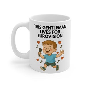 This Gentleman Lives for Eurovision Mug – Eurovision Fan Gift
