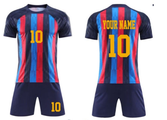 Ensemble maillot de football personnalisé et kit court jeune
