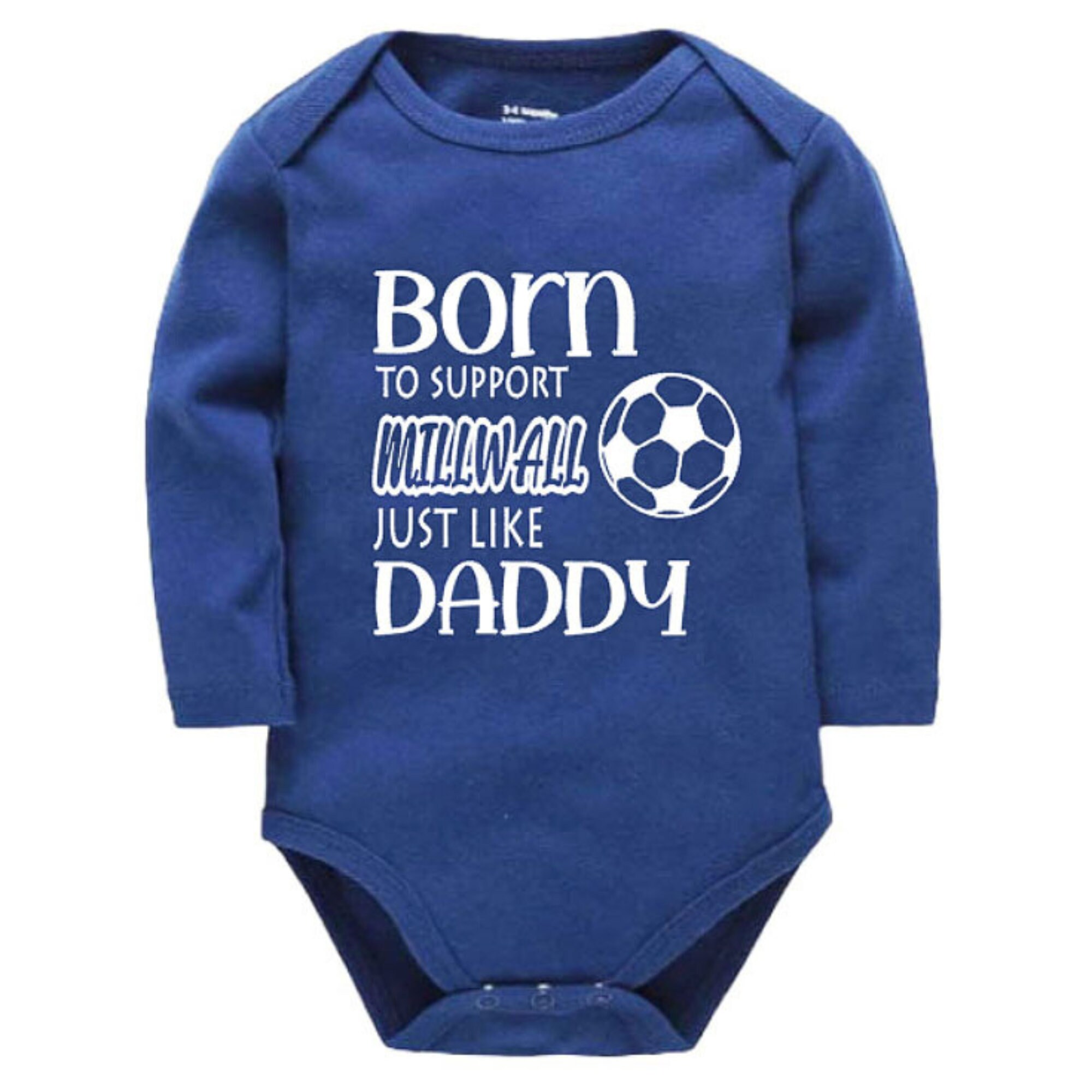 Buy Millwall Personalised Born to Support Just Like Daddy, Grandad