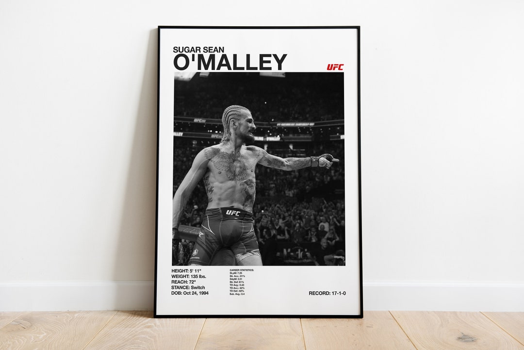 ショーン・オマリー ポスター UFC シュガー・ショーン - Etsy 日本