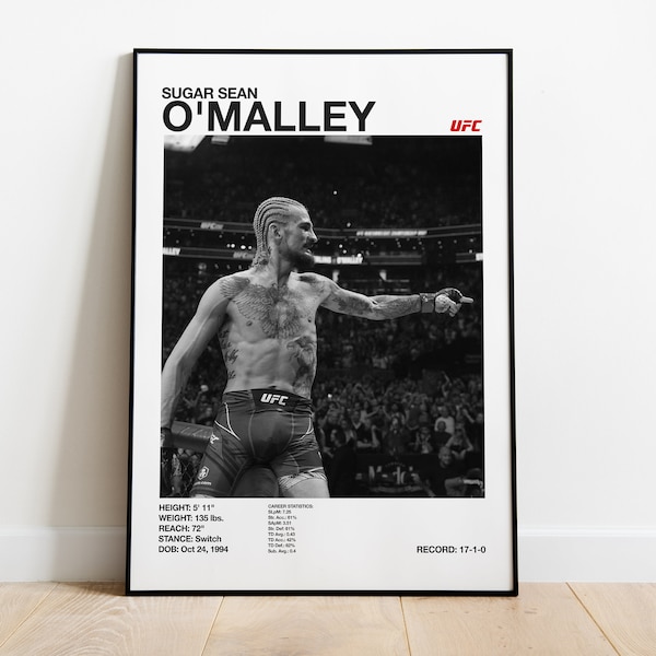 Sean O'Malley poster UFC Sugar Sean