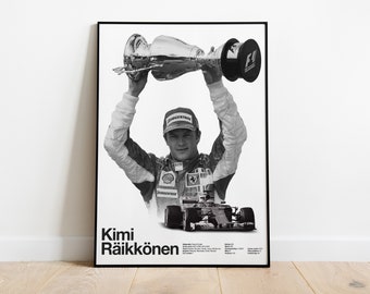 キミ・ライコネン F1 名言サイン：3Dプリントのレーシングギフト