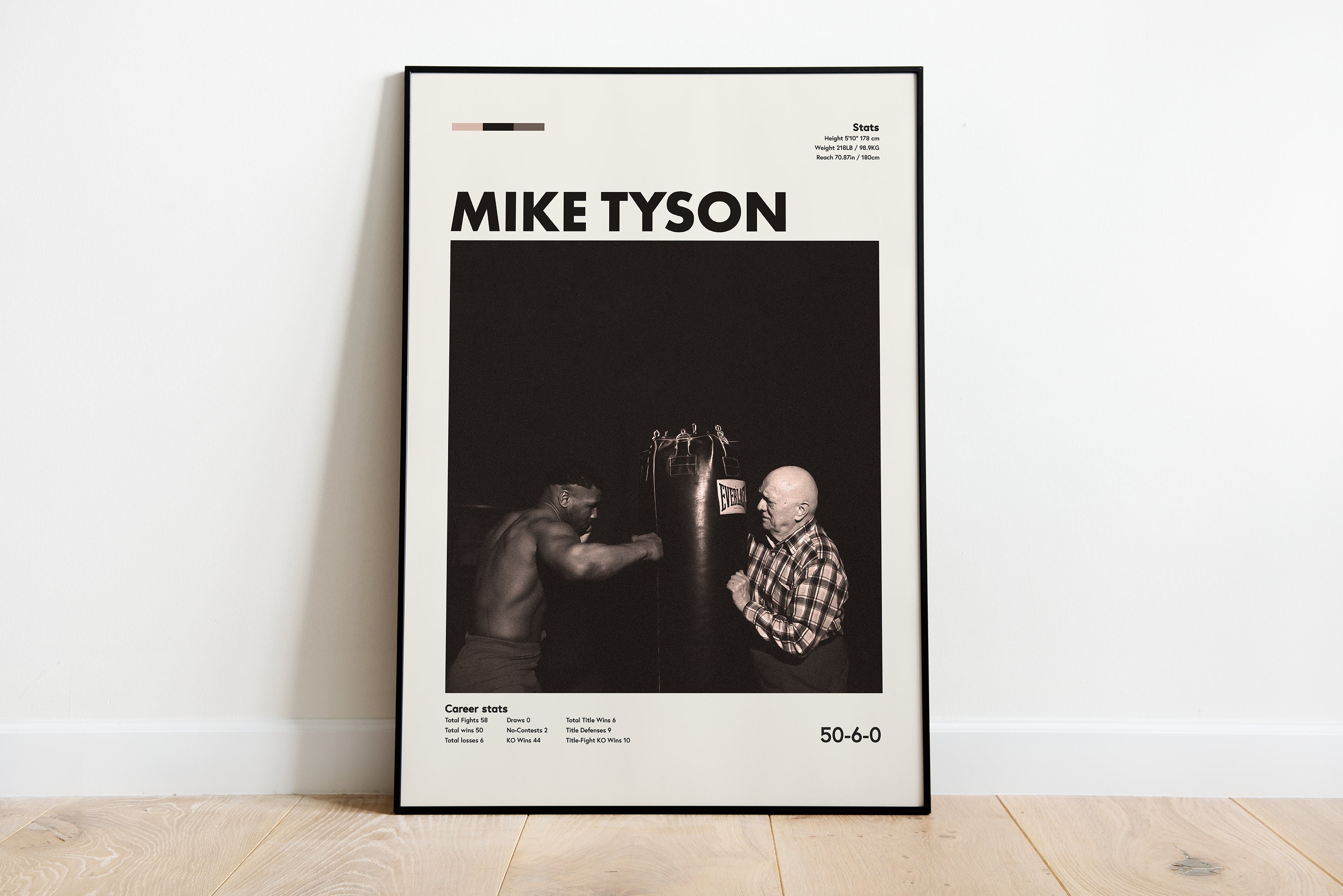 Discover Mike Tyson Boxing Poster