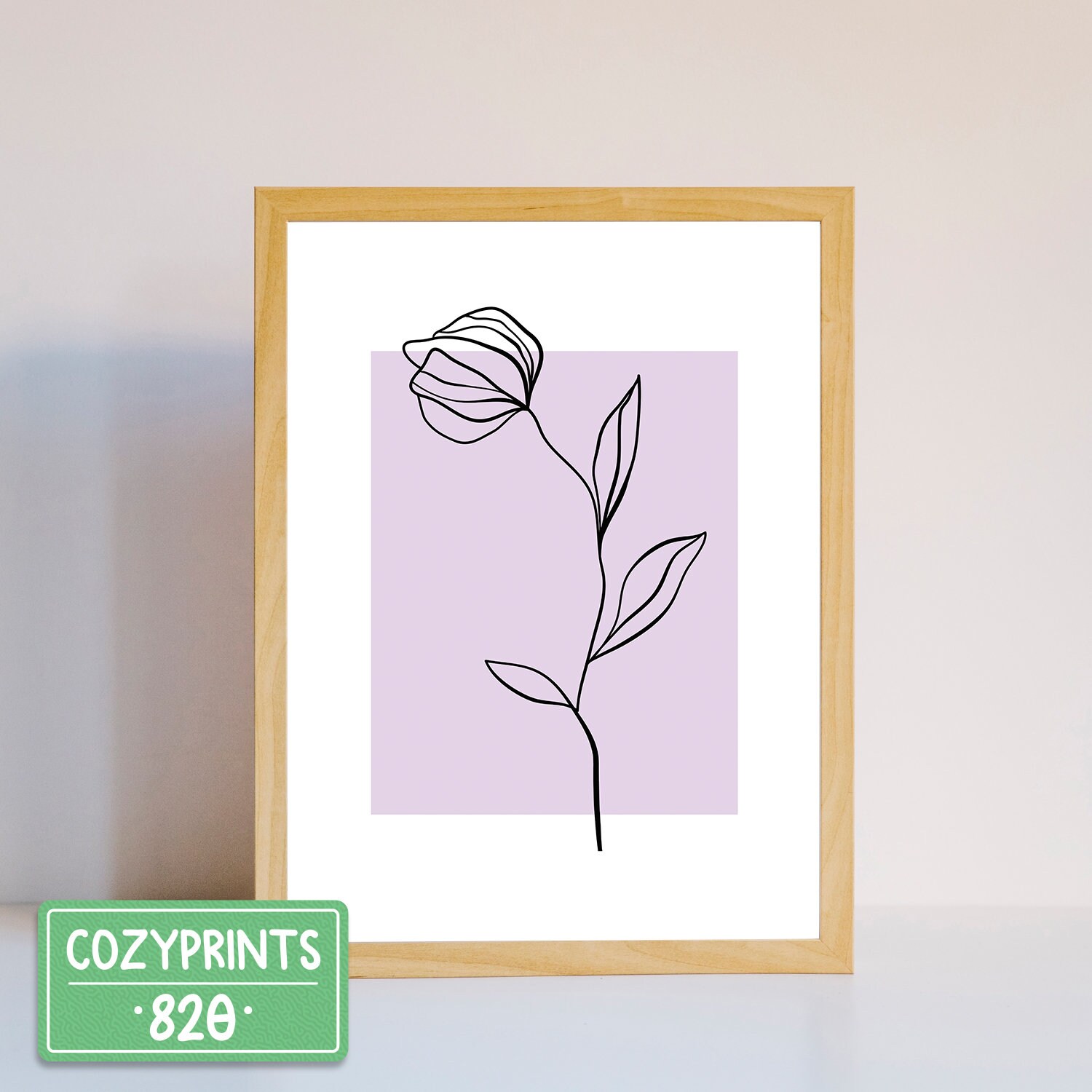 Minimalist Botanical Line Art Prints | Wall Decor Set of 3, Abstract ...
