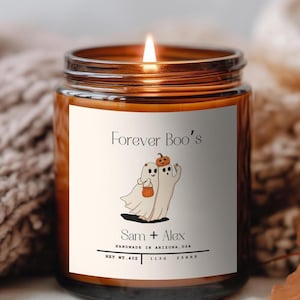 You&#39;re My Boo Cute Halloween Candles, Halloween Candle, Halloween Gift for Her, Halloween Decor, Pumpkin Spice Candle, Custom Gift