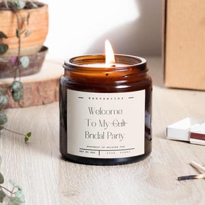 Bridesmaid Gift Personalized Funny Bridesmaid Candle Cute Bridal Party Gift Bridesmaid Ask Gift Perfect Bridesmaid ,For Bridal Party