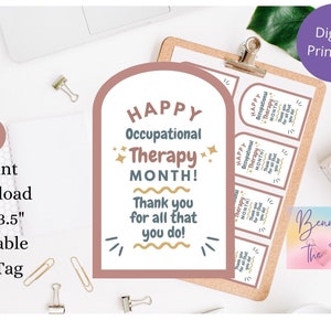 Gelukkige Ergotherapie Maand Cadeaukaartjes