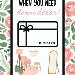 College Drop Off Gift! College Survival Kit Gift Card Book: DIY Printable Gift Card Book. College gift, Print ASAP! Buy a custom cover! image 6