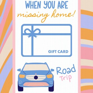 College Drop Off Gift! College Survival Kit Gift Card Book: DIY Printable Gift Card Book. College gift, Print ASAP! Buy a custom cover! image 5