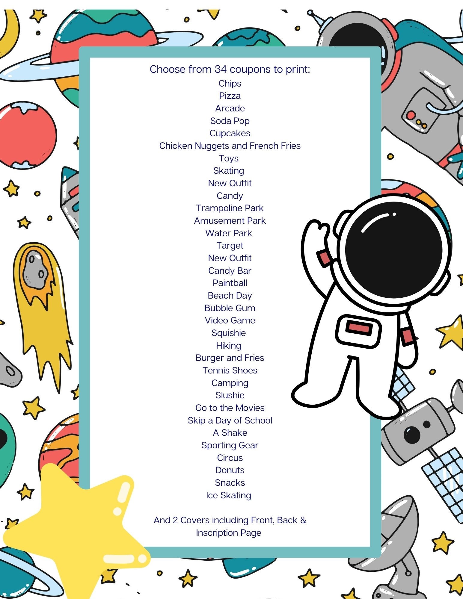 Coupon Book for Birthday: Printable and DIY, Perfect Birthday Gift ...