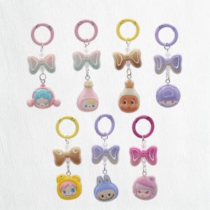Popmart Macaron Dessert Pop Beans Keychain Charms