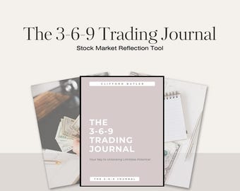 3-6-9 Trading Journal – Editable PDF | Daily Options Trading Planner | Stock Market Reflection Tool