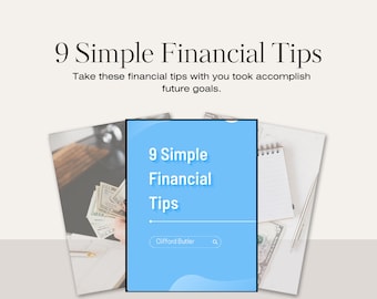 9 Financial Tips | Financial Tips Guide