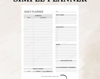 ADHD & OCD Printable Planner: Neurodiversity Affirmation Organizer (PDF Download)