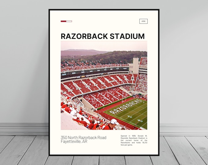 Arkansas Razorback Football piggie 9x12 Watercolor Fine Art Print - Etsy