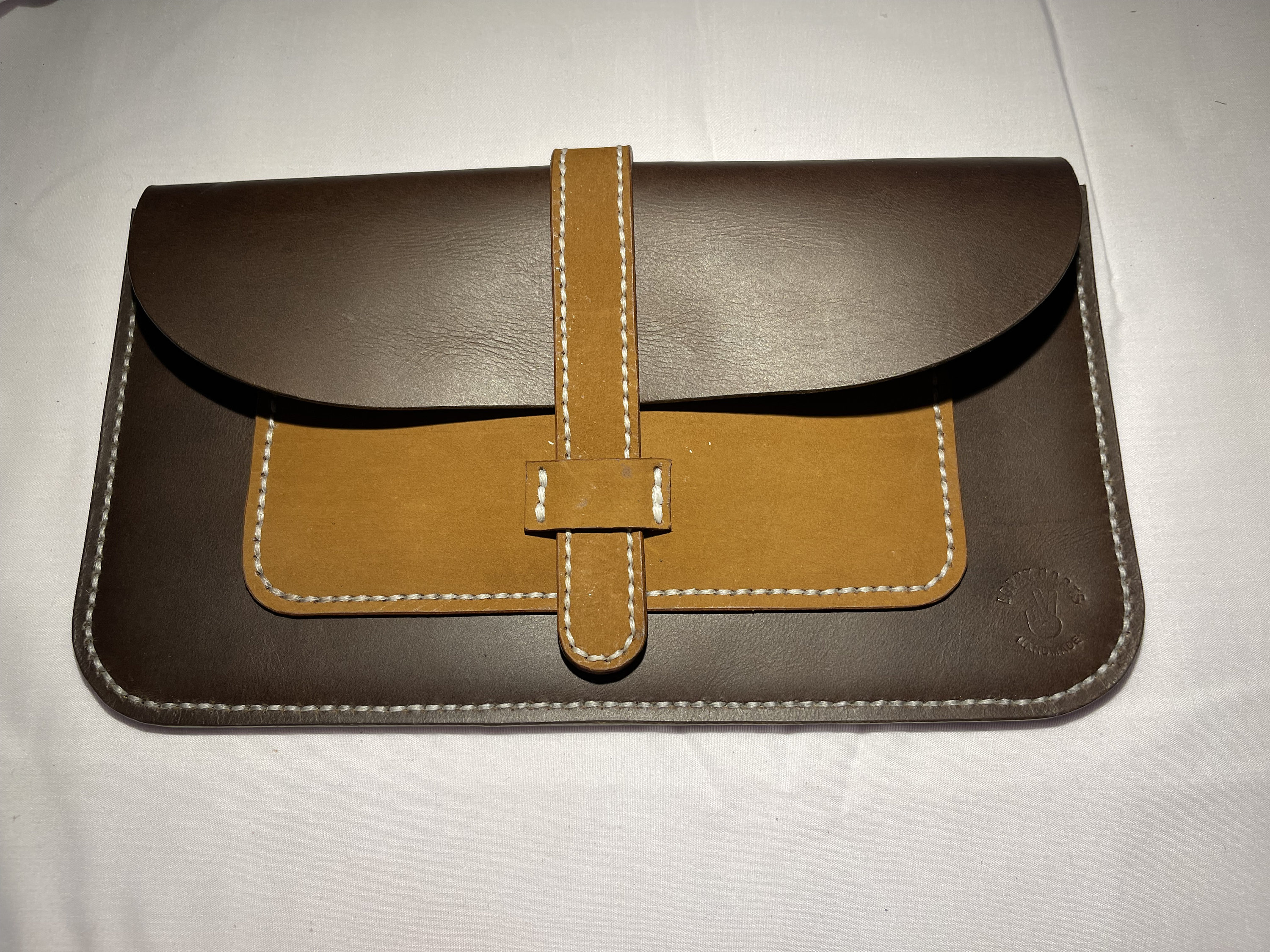 Kiton Green Leather Document Holder