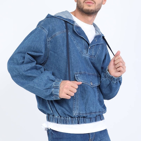 Blue designer sweatshirt online