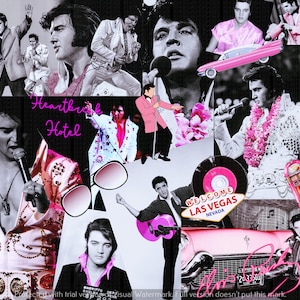 Elvis Collage Tumbler Wrap