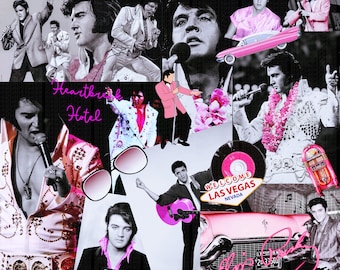 Elvis Collage Tumbler Wrap