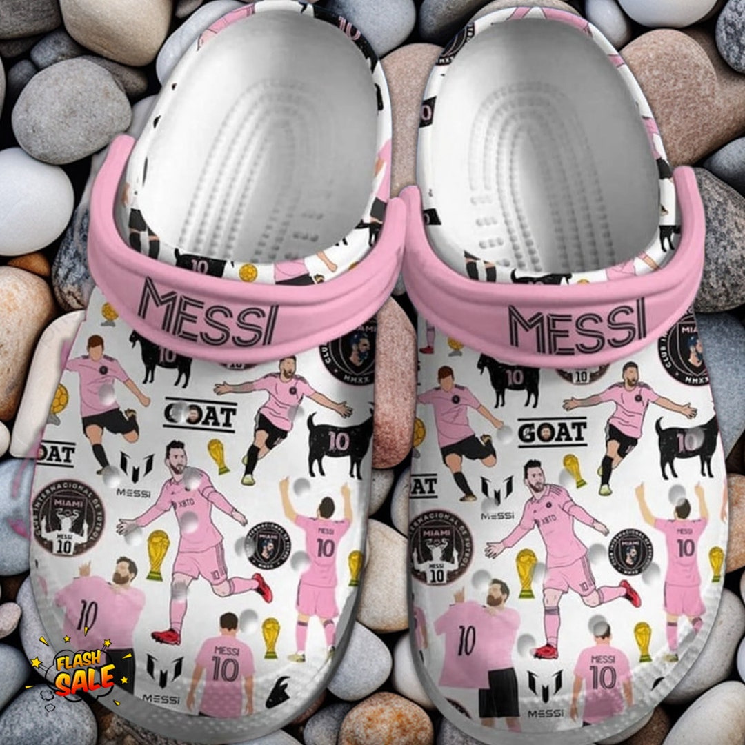 Miami International Major League Clogs, 10 Messi Crocs, Football Clogs