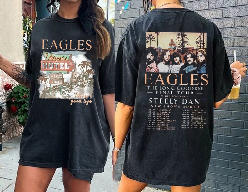 Eagles the Long Goodbye 2024 Tour Shirt, the California Concert Tshirt