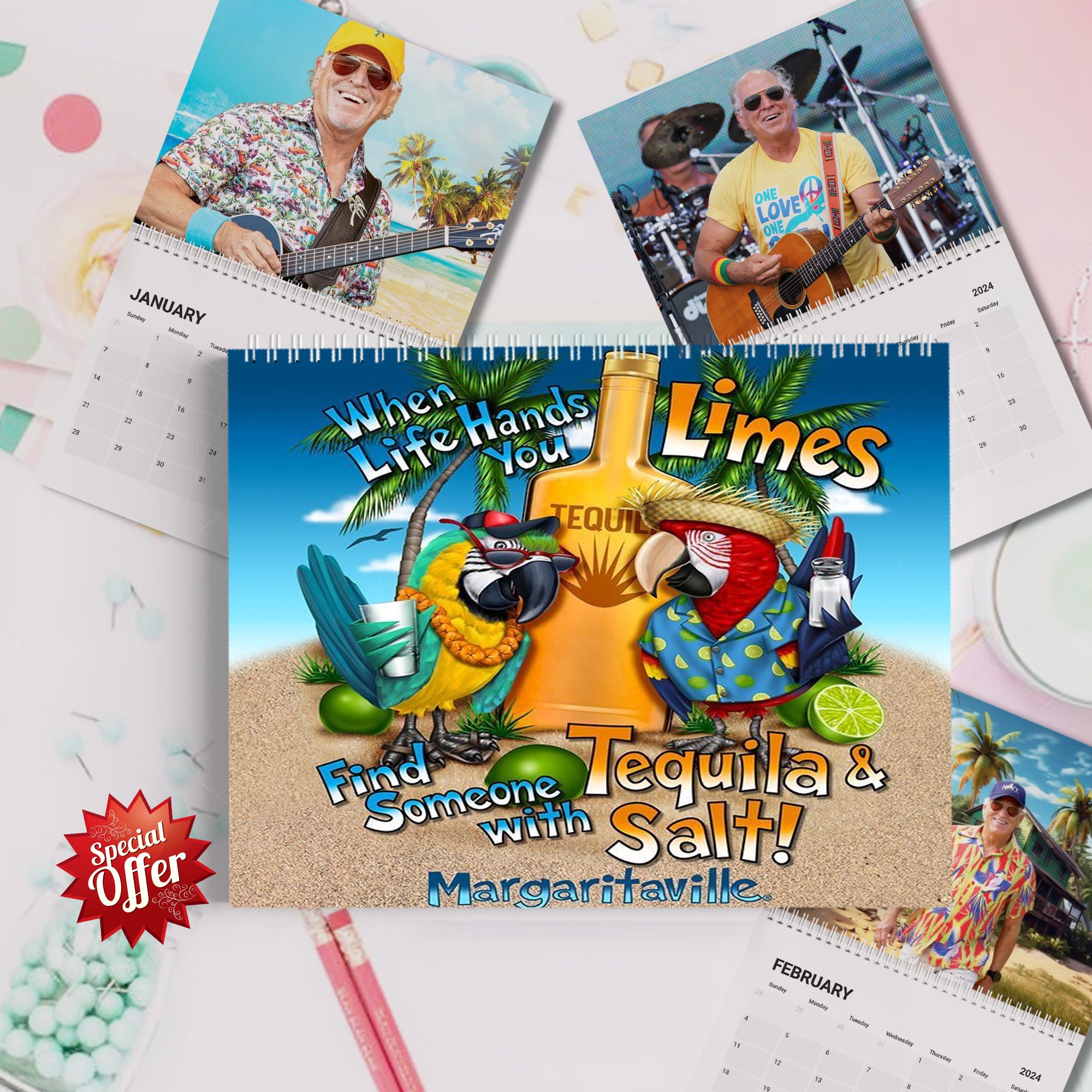 Jimmy Buffett 2025 Calendar, Parrothead Margaritaville Country Music