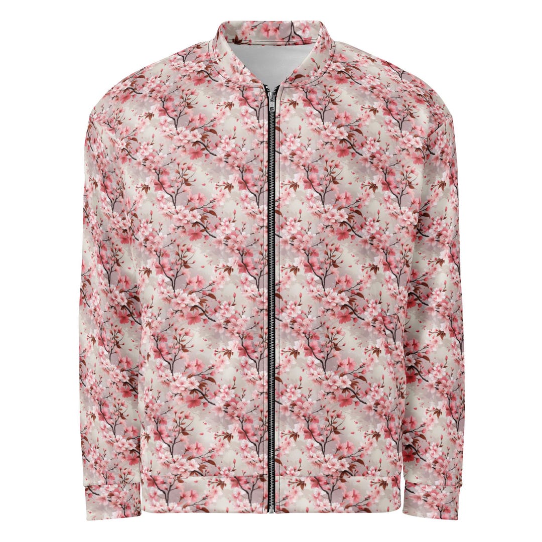 Glossy Charmeuse Zipper Bomber Jacket