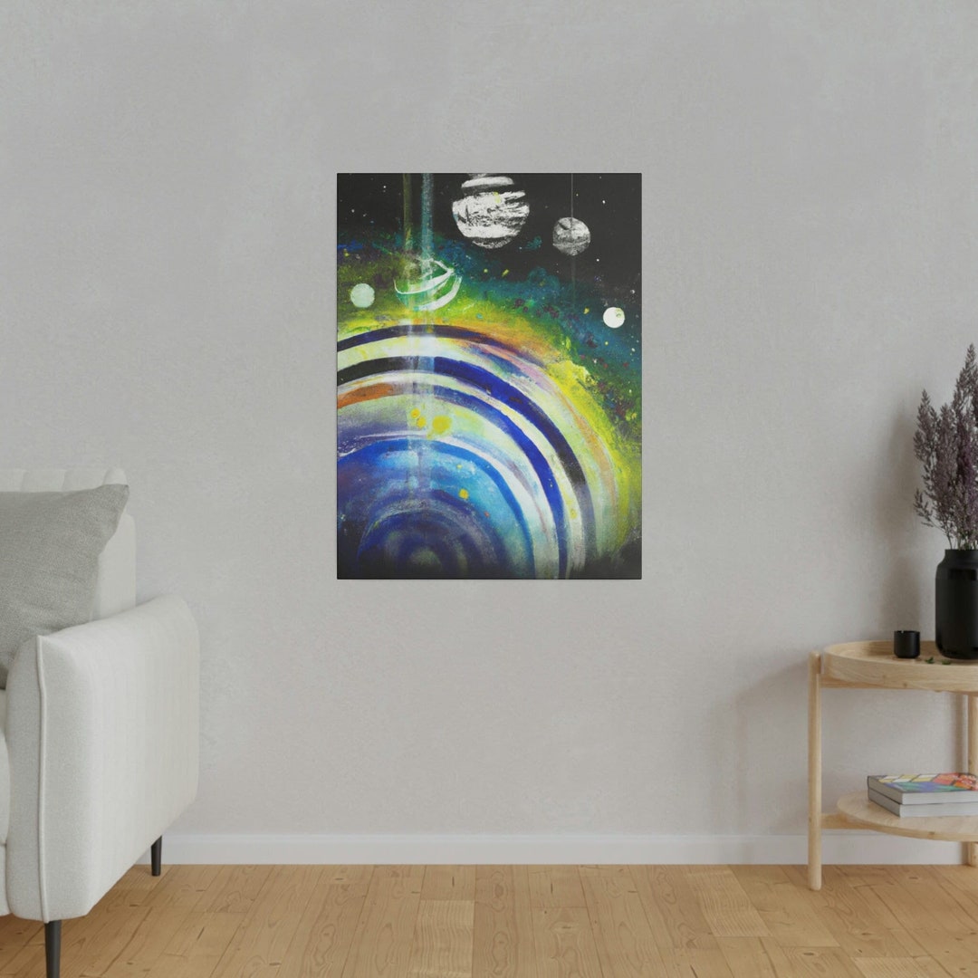 Another Universe Outer Space Inspired Modern Art Matte Canvas - Etsy