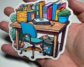 Study desk sticker