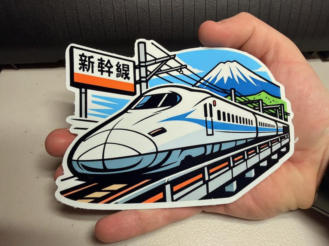 Japan Train Stickers Japanese Bullet Train Shinkansen Sticker - Etsy