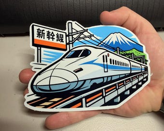 Japanese Bullet Train Shinkansen Sticker
