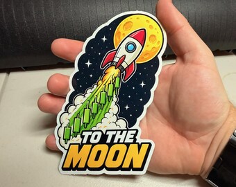 Pegatina "A la Luna"