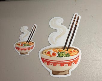 Watercolor Ramen Bowl Sticker