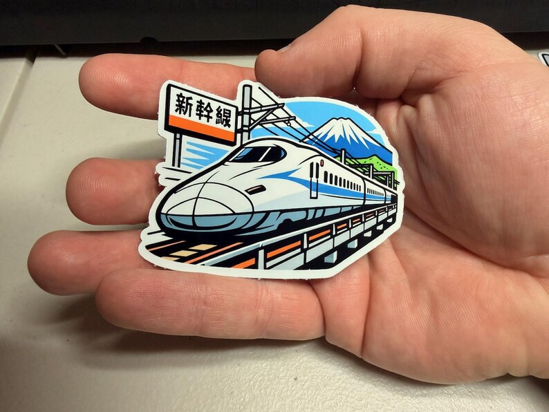 Japan Train Stickers Japanese Bullet Train Shinkansen Sticker - Etsy