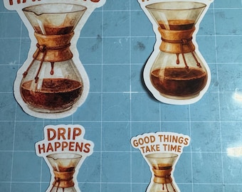 Aufkleber für Filterkaffee