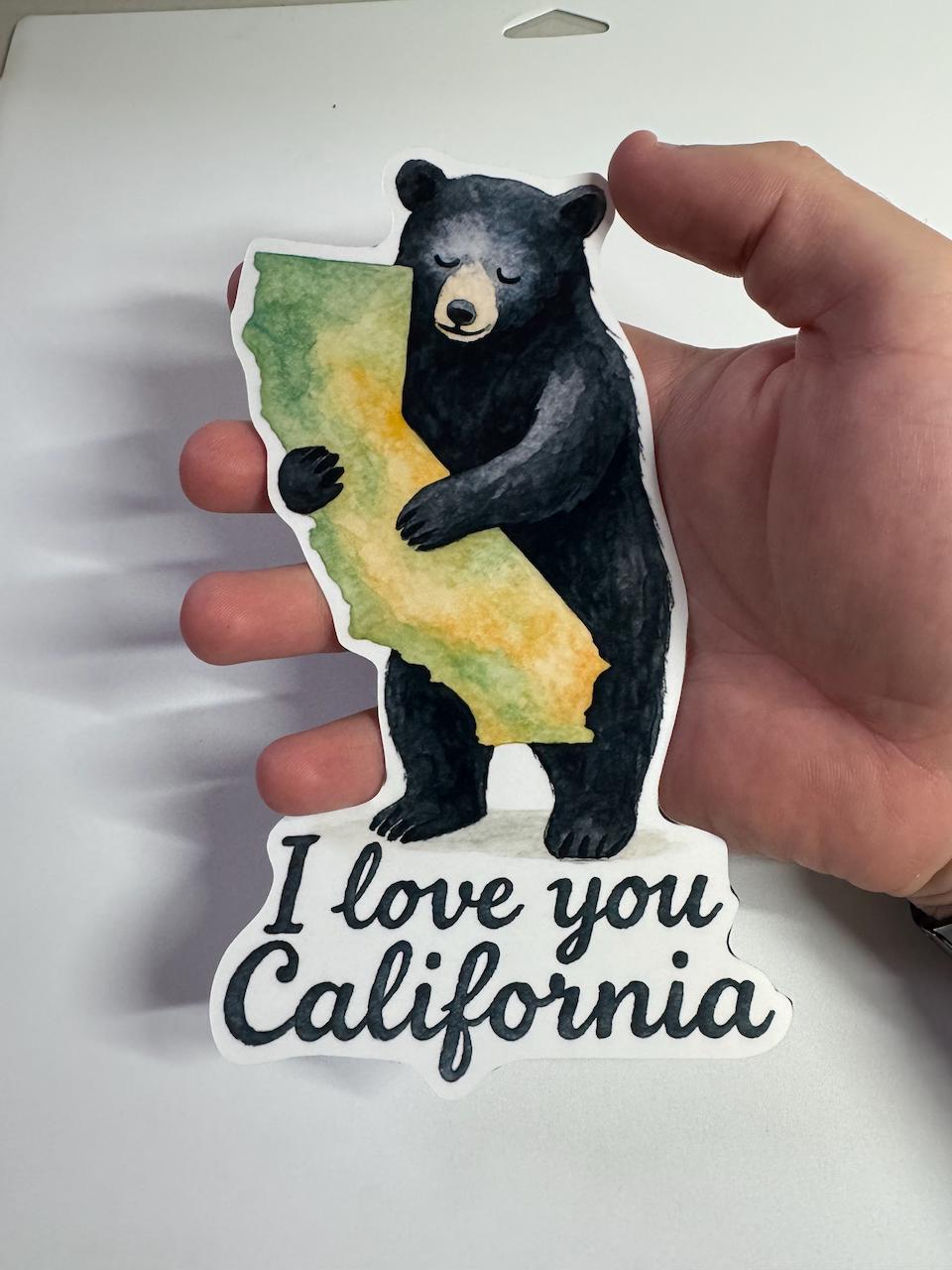 I Love You California Flag - Etsy