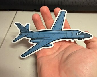 B-1 Lancer Supersonic Bomber Sticker